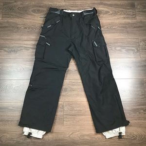 Turbine Black Performance Snow Pants Size Large